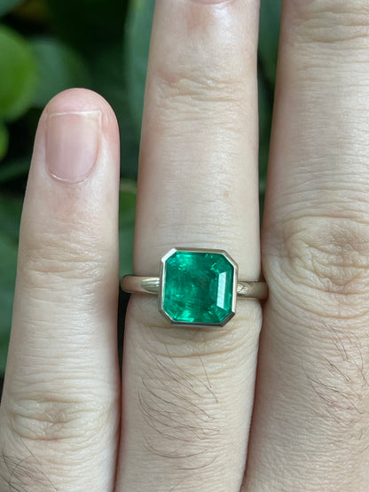 Pirmiana 14K Gold 2.54ct  Lab Grown Emerald Ring