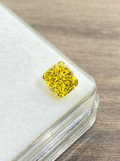 Pirmiana 1.6-1.8CT Lab Grown Yellow Diamond VS1/VS2/VVS2 EX VG N With IGI Certificate