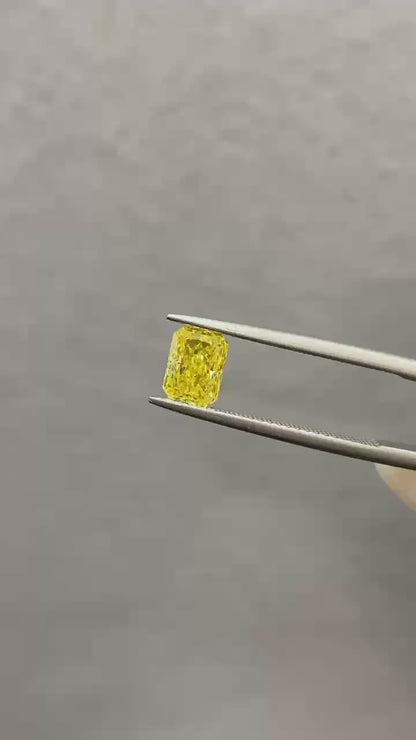 Pirmiana 1.6-1.8CT Lab Grown Yellow Diamond VS1/VS2/VVS2 EX VG N With IGI Certificate