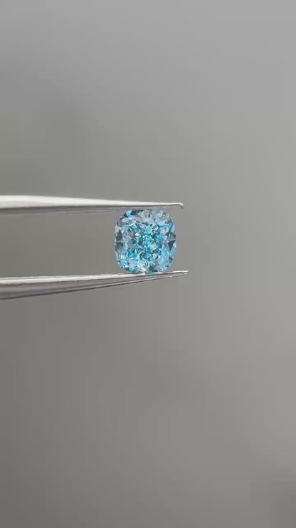 Pirmiana  1-1.3CT Lab Grown Blue Diamond VS1/VS2/VVS2 EX VG N With IGI Certificate